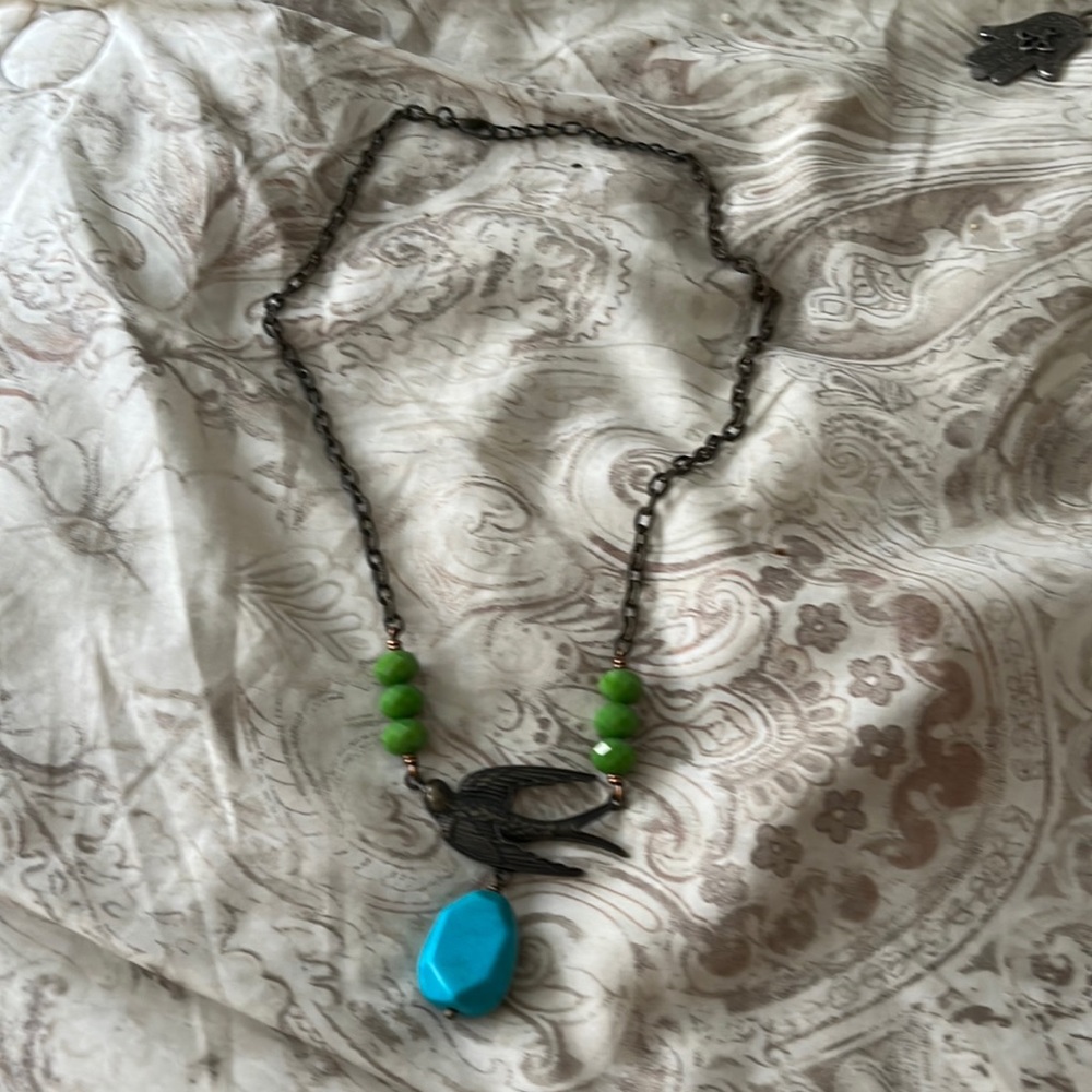 Vintage and unique design on this necklace